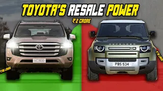Why Toyota Land Cruiser's have So High Resale Value as compared to Land Rovers !