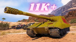 Jagdpanzer E 100 - 11K+ Damage  World of Tanks Replays