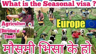 What is the Seasonal Visa? || मौसमी भिसा के हो. || Seasonal Work Permit & Period || #Seasonal_Visa