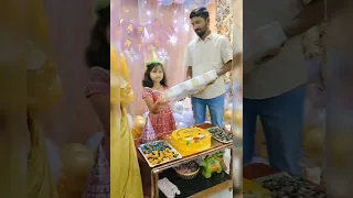 #Laasya's 6th Birthday# Kids Celebration# Home Decoration# Terrace Dinner#FUN# Vlog 2