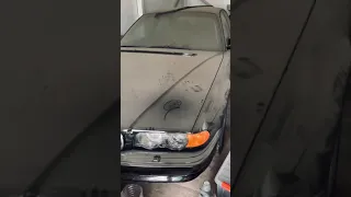 BMW E38 простояла в гараже 25 лет