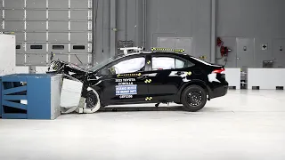 2023 Toyota Corolla sedan updated moderate overlap front IIHS crash test