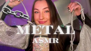 ASMR|(на русском)Whispered Russian with METAL Gray Triggers