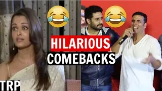 8 Funniest & Most Savage Interview Comebacks By Bollywood Celebrities