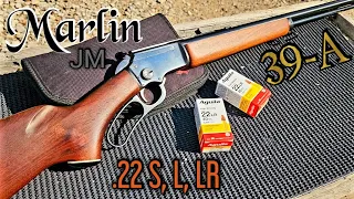 Marlin 39A (Golden) Review & Shoot .22LR (S,L,LR)