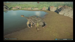 JWE2 Modified Ankylosaurus vs Deinonychus Pack