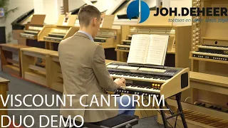 Viscount Cantorum Duo Orgel Demo - Joh.deHeer