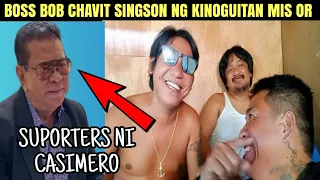 CHAVIT SINGSON NG KINOGITAN MIS OR BOSS BOB DINAYO NAMIN SUPORTER NI CASIMERO #quadroalasitsmyboy