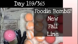 Bath bombs with shea dips! | Fall bath bomb line | Day 189/365