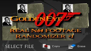 GoldenEye 007 - 00 Agent Randomizer (Real N64 Footage) (Full Playthrough)