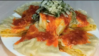 Ханум. Ни Грамма Мяса Невероятно Вкусное Узбекское блюда Ханум. Uzbek Dish Khanum