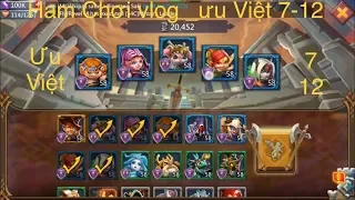 Lords Mobile __ ưu Việt 7-12 tướng lv58 cho người mới chơi !!!