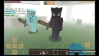 herobrine mod with my friends (crafting and building not real minecraft)