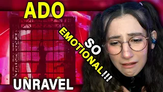 I'm CRYING !!! SINGER REACTS to Ado - Unravel 日本武道館 | FIRST TIME REACTION | LIVE映像