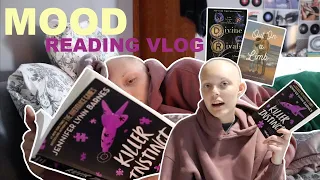 how much i realistically read in a week | MOOD READING VLOG *spoiler free*