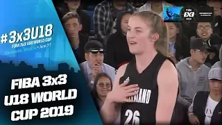 Japan v New Zealand | Women’s Full Quarter-Final | FIBA 3x3 U18 World Cup 2019