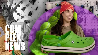 Nicole Mclaughlin on Crocs, Upcycling Streetwear and Climbing at Home | Complex News