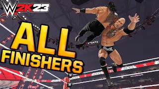 WWE 2K23 All Finishers