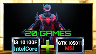 GTX 1050 Ti + Intel i3 10100f test in 20 games