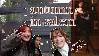 Salem in the Fall | rainy autumn days in Salem MA and dark academia vibes 🍂