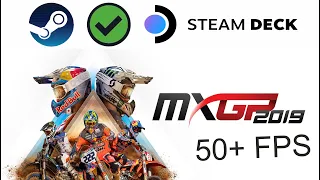 MXGP 2019 - The Official Motocross Videogame on Steam Deck in 720p 50+ fps