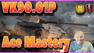 VK90.01P ACE WOT Blitz 3.4k dmg 4 kills (really an ace?) | Littlefinger on World of Tanks Blitz