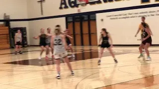 La Crosse Aquinas girls basketball practice