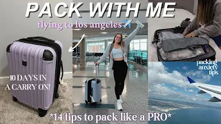 PACK WITH ME FOR VACATION *10 days in a carry on* | packing tips & tricks