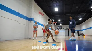 Nike Basketball Camp  - Three Cone Crossover Drill