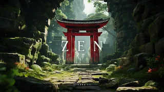 Shinto Valley | Beautiful Relaxing Japanese Zen Music with Flute and Nature Sounds