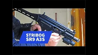 The Stribog SR9 A3S on the shooting range