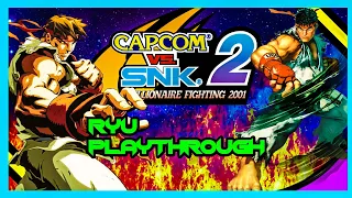 Capcom VS. SNK 2 Ryu Ratio Playthrough & Ending