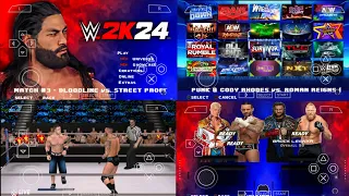 WWE 2K24 PPSSPP GAMEPLAY