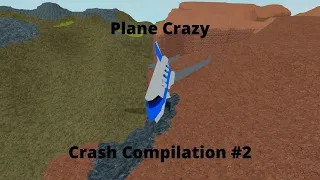 Plane Crazy Crash & Emergency Landing Compilation (Roblox)