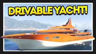 THE DRIVABLE SUPER YACHT!! (GTA 5 Mods)