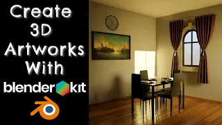 Creating 3D Environments For Free And Easily With BlenderKit Addon