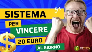 COME VINCERE 20 EURO al GIORNO alle SCOMMESSE | IL SISTEMA RIMBORSO + ERRORI DI QUOTA.