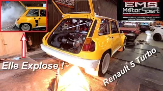 Sa Renault 5 Turbo explose sur le banc ...  #CONCOURS