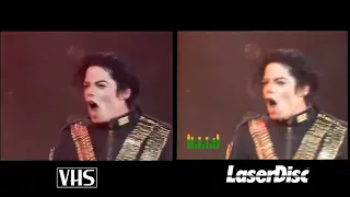 [REMAKE] Michael Jackson - Jam - Live Royal Brunei - LaserDisc Vs VHS Comparison