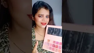 OMG!😱| Tried *Fake* Huda Beauty Eyeshadow pallette from Flipkart 😳shocked🙀#short #ytshorts