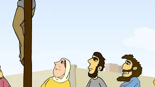 РОЗП'ЯТТЯ ІСУСА ХРИСТА | Євангеліє від Марка 15:22-32 | Християнський мультфільм для дітей про Ісуса