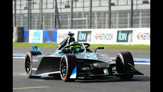 Usain Bolt in the Formula E GENBETA Race Car at Mexico City