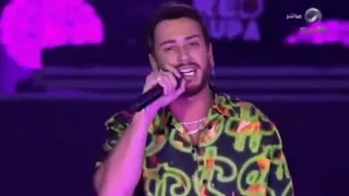 Saad Lamjarred Riyadh Saudi Arabia 2019سعد المجرد يلهب الجماهير تفاعل ماشي طبيعي في الرياض ا