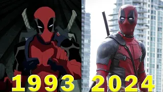 Deadpool Evolution in Movies & Cartoons (1993-2024)