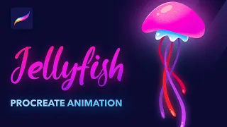 Jellyfish Animation | iPad Pro + Procreate Speedpaint