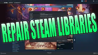 How To Repair Steam Libraries Tutorial | May FIX Steam Download, Update & Install Issues 2021