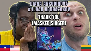 Diana Ankudinova, Ildar Abdrazakov - Thank You Reaction (Masked Singer) | FIRST TIME HEARING