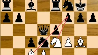 Tal vs Chandler /Scandinavian Defense/ Queen+Knight sac.//Simul by Tal 1974