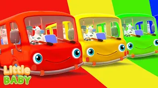 Wheels On The Bus (All Episodes) - Vehicles Nursery Rhymes & Kids Songs