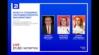 #ClickPlus со пратеничките Славјанка Петровска од СДСМ и Дафина Стојановска од ВМРО-ДПМНЕ 18.02.2021